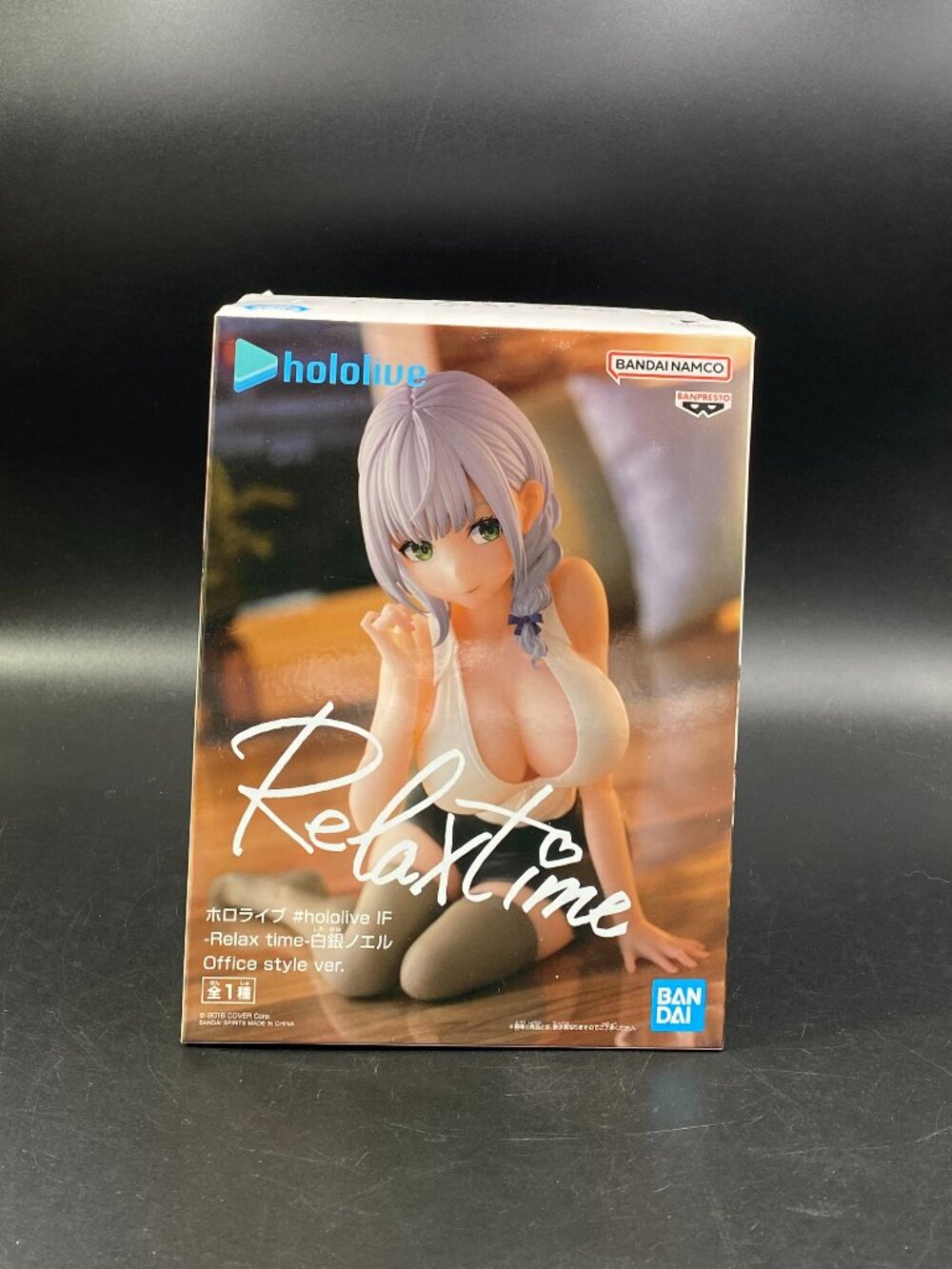 Hololive Shirogane Noel Figure Office Style Ver. Relax Time Banpresto New Sealed